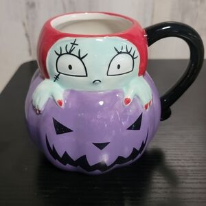 Disney Nightmare Before Christmas 3D Sally Coffee Mug NWT